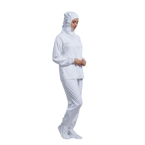 Cleanroom ESD Underwear Hooded 10e6-10e9 Ohm Polyester Pongee