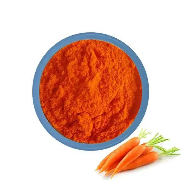 OEM Poudre de bêta-carotène soluble dans l'eau Extrait de carotte de qualité alimentaire 10%
