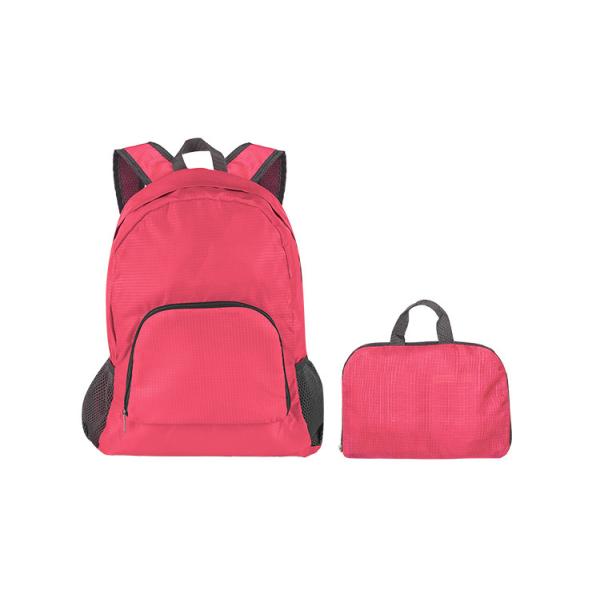 Ultralight Outdoor Sports Travel Back Pack with Custom Logo Print Pattern Zipper Closure