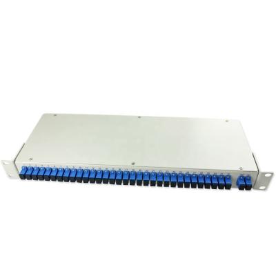 19 1U 2U Fiber Optical 1x64 Rack Mount Patch Panels
