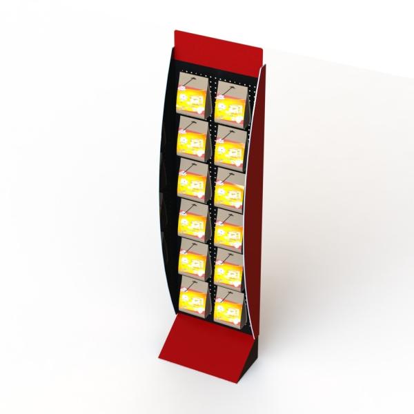 Выставочная витрина Pegboard бакалеи одного/металлопластинчатый Freestanding дис