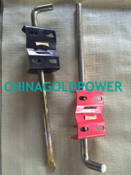 Feeding Industrial Metal Fence Accessories / Chain Link Fence Gate Anchor