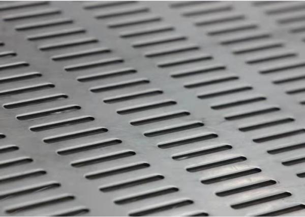 Slotted Hole Aluminum Perforated Sheet Metal Panels 0.5-8mm Thickness