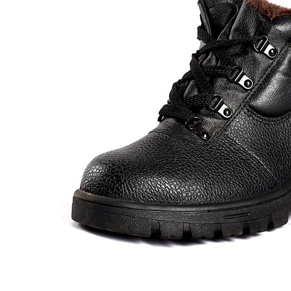 Zapatos de seguridad de suela de vacas genuino en relieve superior PU/PU personalizado para botas de trabajo de alto rendimiento duraderas