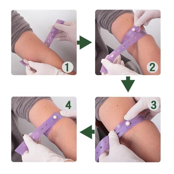 Wholesales Disposable Tourniquet  First Aid Elastic Button Tourniquet Medical TPE tourniquet