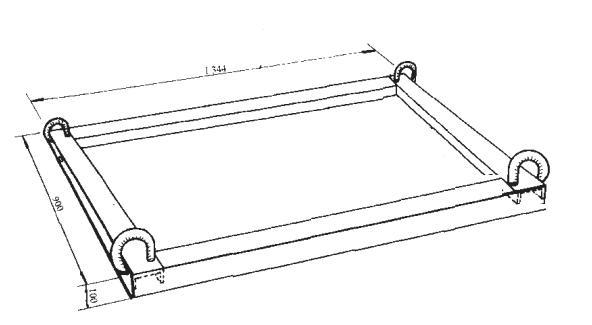 High Tensile Bailey Bridge Steel Bearing Plate Compact 100 / Compact 200