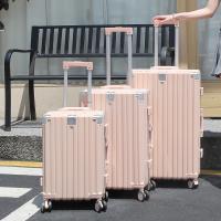 La mejor venta de equipaje ROSA Nuevo portavasos Rueda universal silenciosa caja de contraseña para equipaje de viaje Equipaje de concha dura ABS