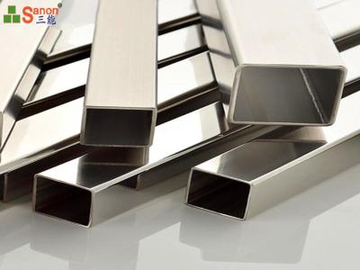 JIS AISI ASTM GB Stainless Rectangular Tube Code Drawn 12.7mm X 12.7mm
