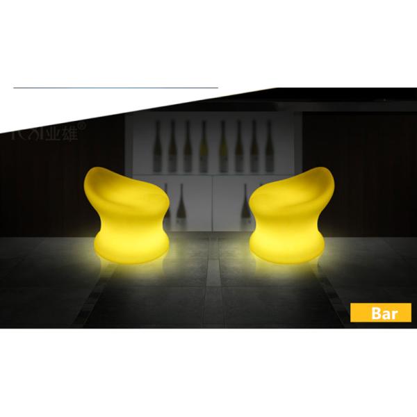High Back Light Up Outdoor Chairs Party Plastic Glowing Outdoor Chairs