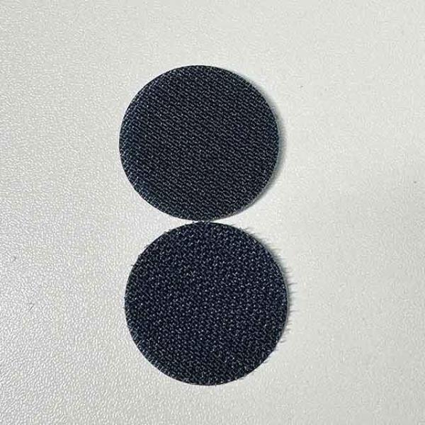 OEKO-TEX 100 Black Velcro Dots Patch Hook And Loop Dots Customized