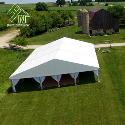 SGS Certified 40*100ft Waterproof Garden Marquee Aluminum Frame 500 People Capacity