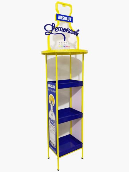 Contemporary Metal Stand Display Enhance Product Showcase With Modern Style