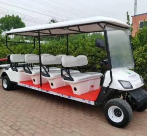 chariot de golf électrique de 10 places de 40mph pour des visites scéniques d