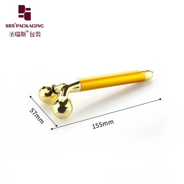 wholesale gold luxury vibrating face lift Y shape facial beauty massage tool