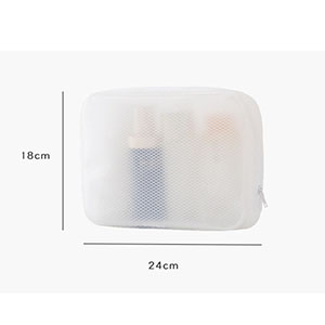 Small Clear PVC Waterproof Bag with Zipper Closure, Mini Portable Transparent Plastic Organizer Pouch for Cosmetic, Make