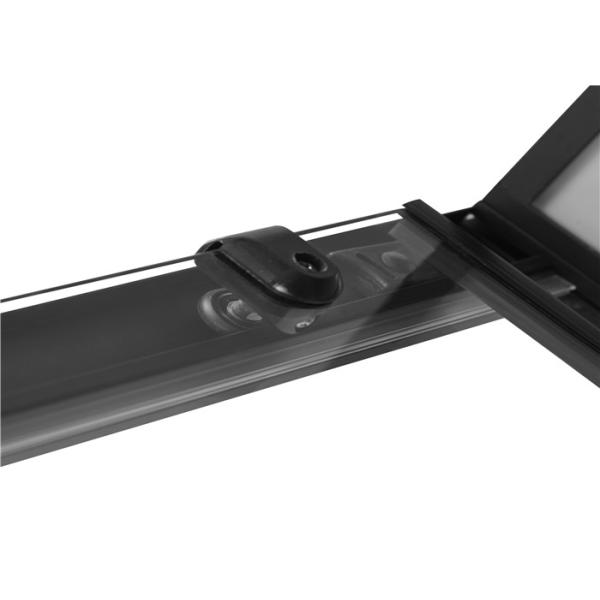 Square Bathroom Shower Cabins black Acrylic ABS Tray black Painted 1200*80*225cm