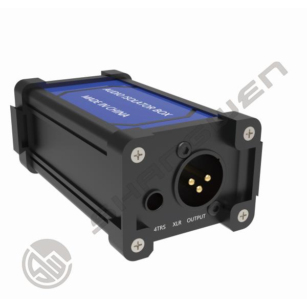 3 pin XLR TRS Combo Cable Studio auriculares y micrófonos Activador de energía masculino Femenino caja de aislamiento de audio