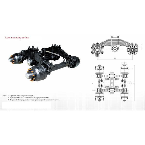 Mechanical Suspension Bogie Suspension In Trucks Low Mounting Series 24T
