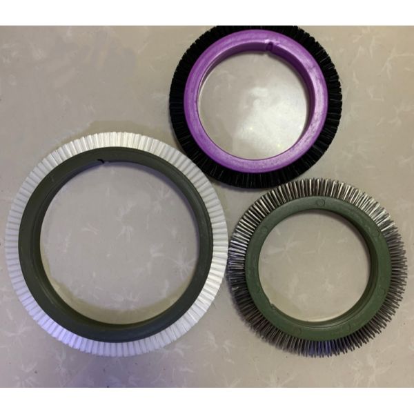 LK Monforts Bobcock Bruckner Stenter Brushes Nylon Bristle PP Hog Hair Dyeing Machinery Parts OD*ID