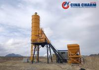 Planta de mezcla concreta de los proyectos grandes 110KW con la altura de descarga de los 4.1m