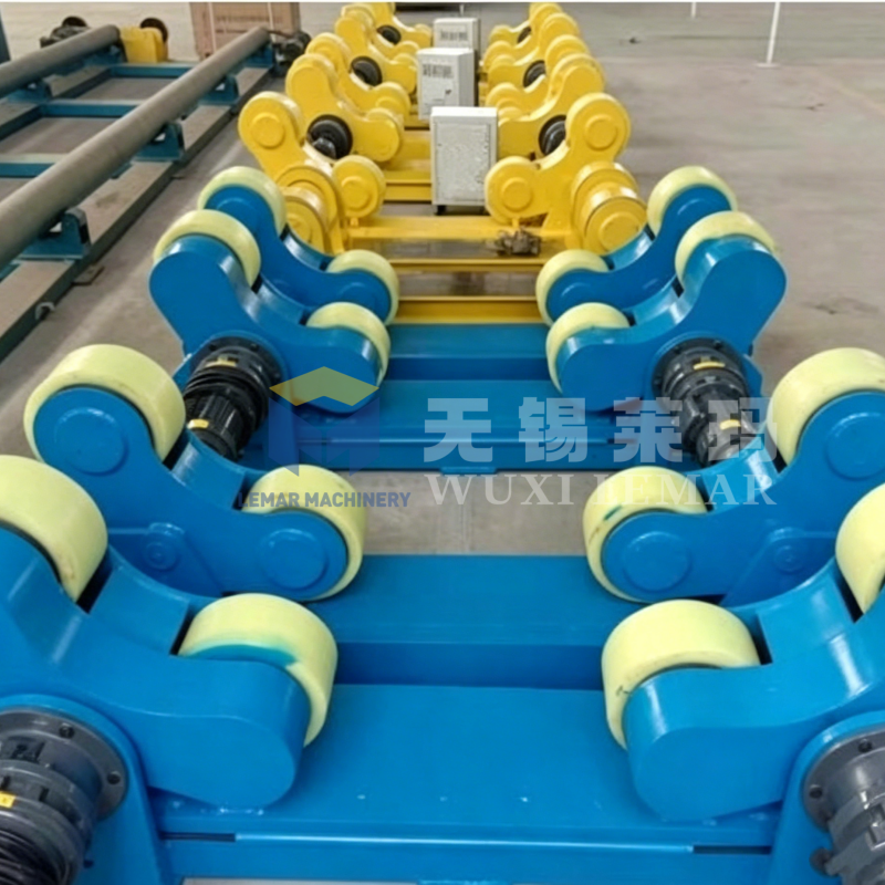 60Ton Heavy Duty Welding Turning Rolls for Pressure Vessel Wind Tower Tank Circumferential Welding