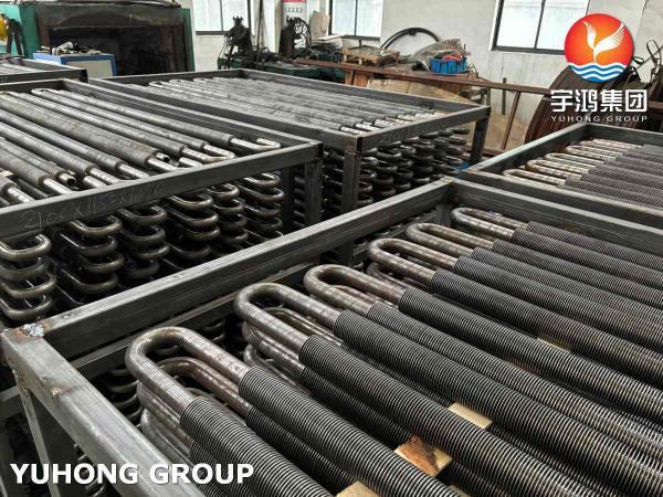 ASTM A179 U Bend Carbon Steel High Frequency Welding Finned Tubes For Economizers