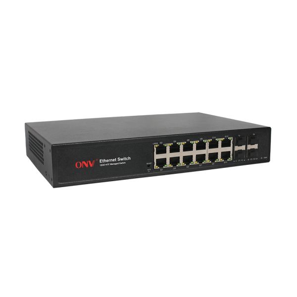 16 Port 10G Uplink Managed Ethernet Switch With L3 Network Management