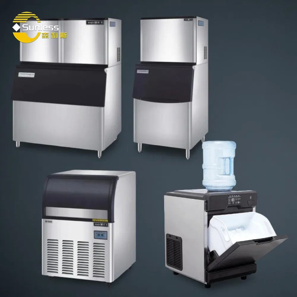 Automatic Restaurant Ice Maker 200W - 400W Small Ice Maker Machine 120kg/24h