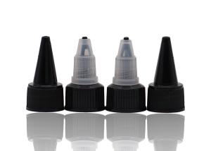 Fechamento 28mm com nervuras plástico preto contínuo dos tampões de parafuso