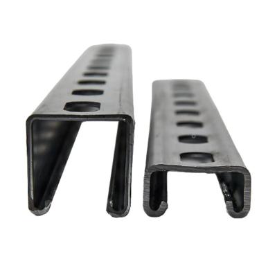 Ventilated  Perforated C Channel Aluminum Solid Strut Channel Slotted