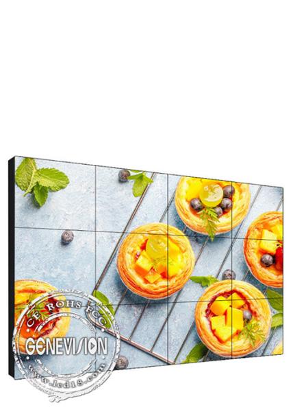 Metal a parede video do Signage traseiro de Shell Digital 55 a tela 1920X1080P interno do painel 2*2 da polegada