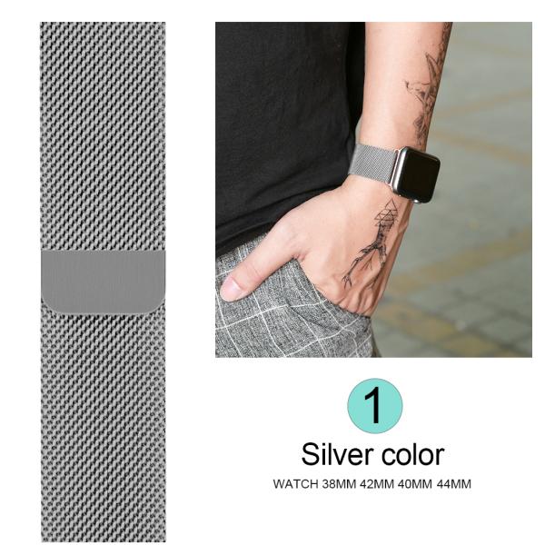 Умная электронная нержавеющая сталь диапазона монитора тарифа сердца дозора BLE 40mm 44mm