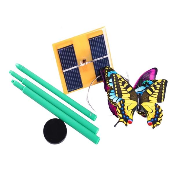 Beautiful Outdoor Solar Butterflies For Garden Decoration 66*52mm