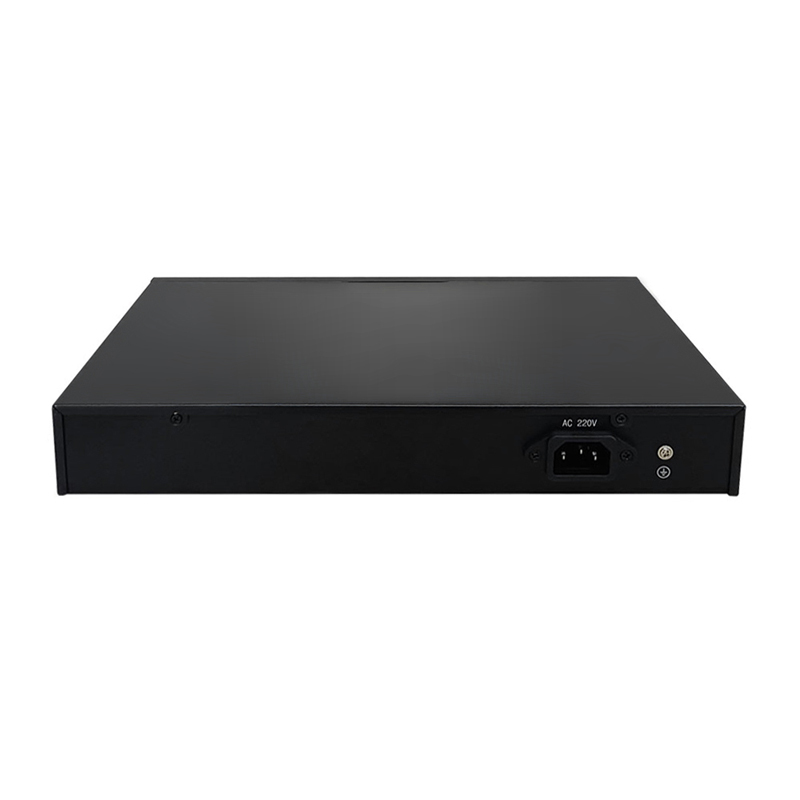 24 Port Gigabit PoE Switch 28-Port Ethernet Switch with 24 PoE+ Ports 2 Gigabit RJ45 Uplink 2 Gigabit SFP Slots IEEE 802.3af/at 200W or 300W Rackmount TBC-PS5124N-4PF