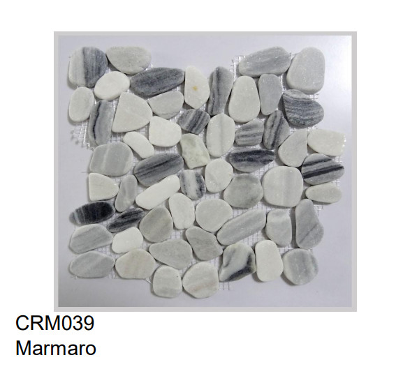 Modern Graphic Glazed Marble Tile Waterproof Interior Wall Stonetiles