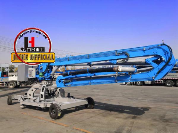 Construction Machinery 15m 17m Walking Type Hydraulic Mobile Concrete Placing Boom/Concrete Spreader