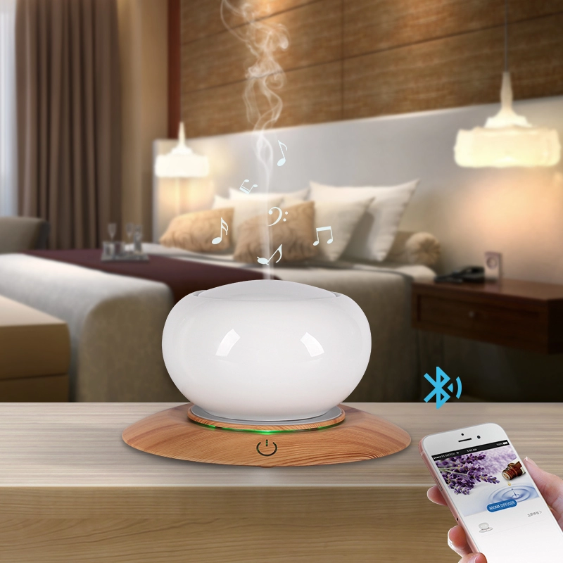 High Quality Humidifier Aromatherapy Essential Oils Humidifier Smart App Control Music Ceramic Porcelain Aroma Diffuser