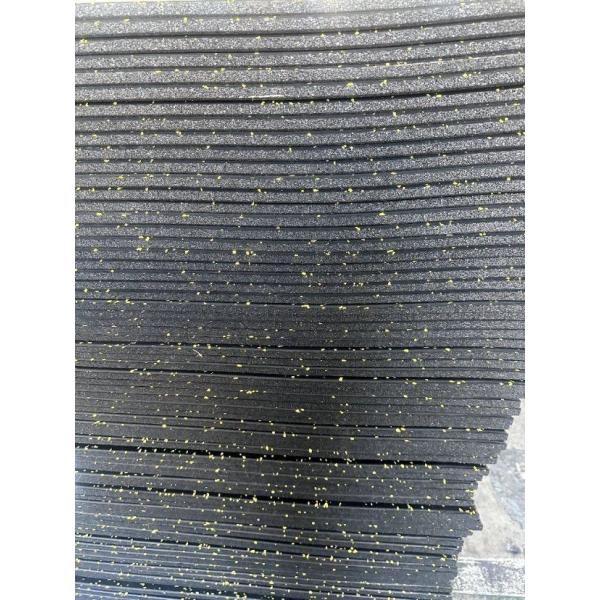 3/4 Inch Athletic Rubber Flooring Tiles for Home and Commercial Gym Weight Zone