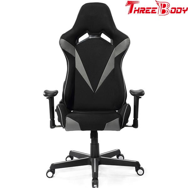 Home And Office Comfy Computer Chair , Racing Style PU Leather Reclining Gaming Chair