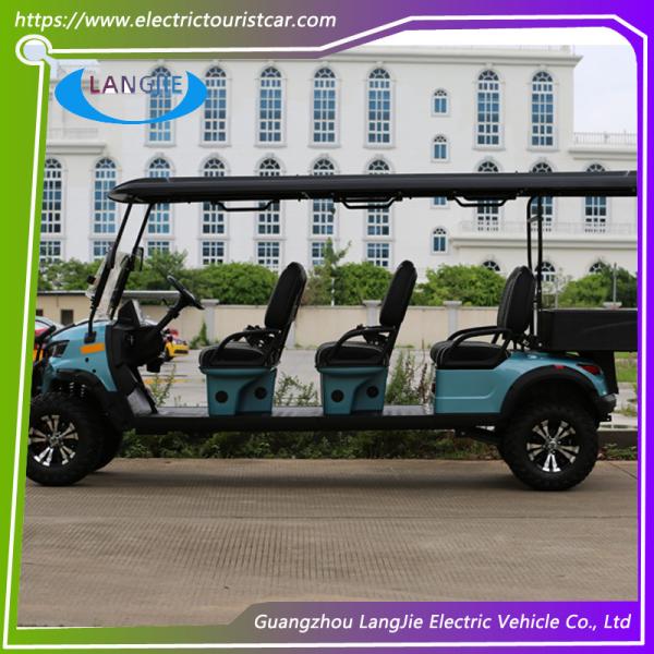 Настраиваемый 5КВт Мотор Батарея Мощность 40КМ Макс. скорость Поднятый внедорожник Электрические тележки для гольфа