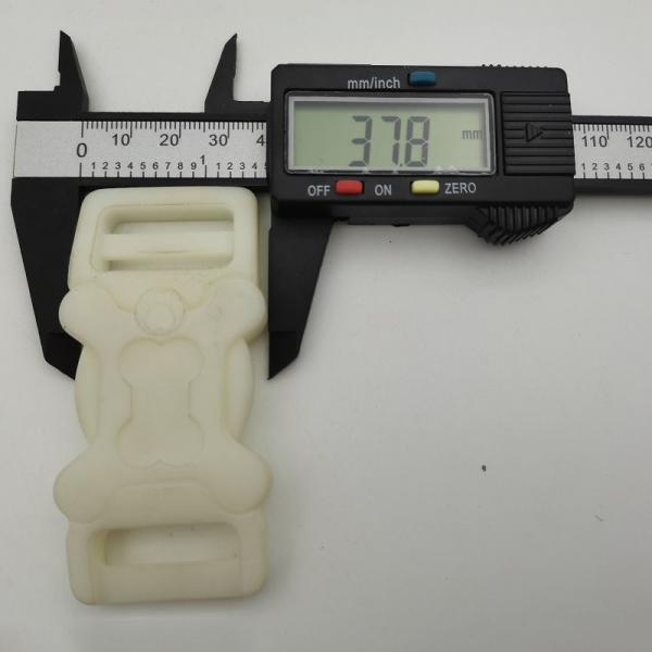 CE CCIC 37.8mm Plastic White Side Release Buckle For Nylon Webbing