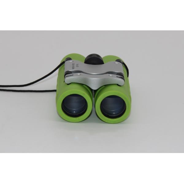 Green 8x21 Children's Toy Binoculars , Small Outdoor Hunting Binoculars For Kids