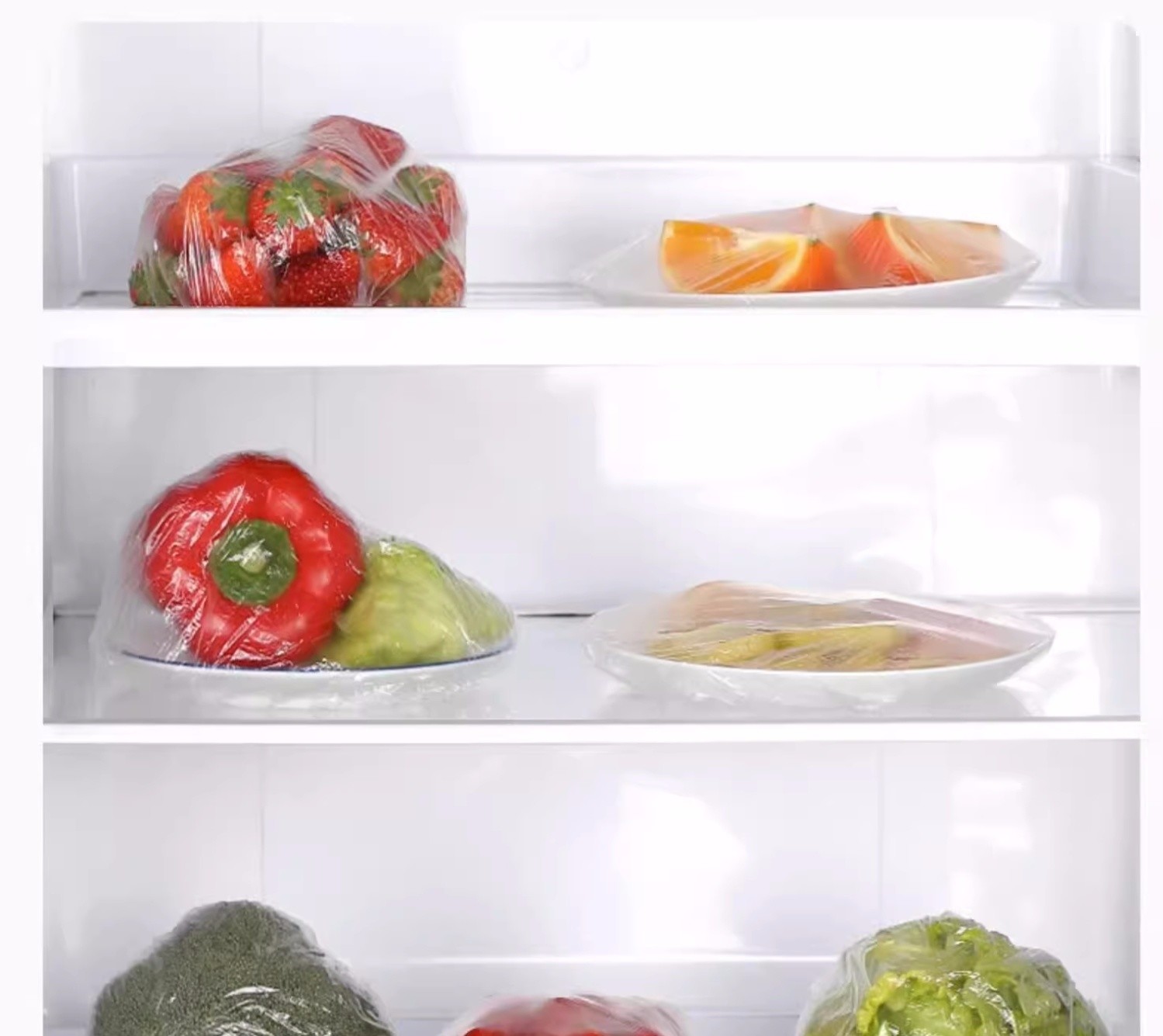 Elastic PE Cover for Refrigerator Keep Food Fresh and Healthy in Different Dishes