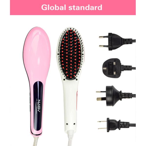 Electric Hair Straightener Brush Home Beauty Machine NASV 100 With Lcd Display