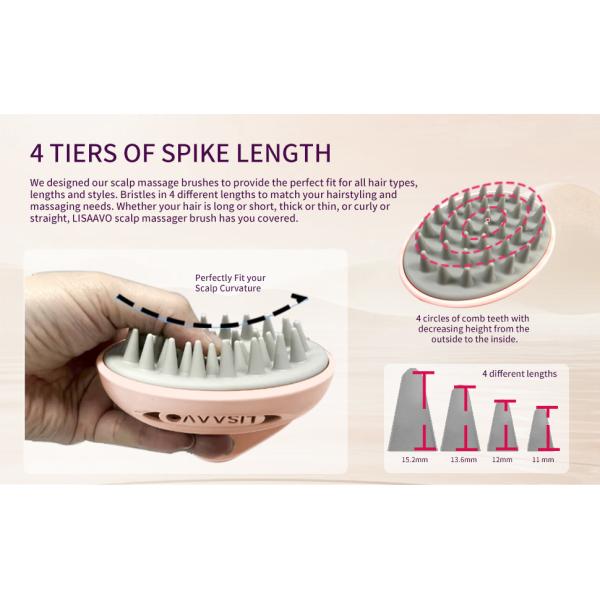 Pets And People Hair Wash Scrubber RoHS Scalp Massager For Washing Hair