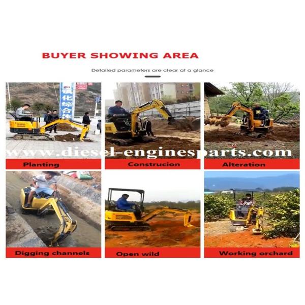 2.5t 1 Ton Mini Excavator Favorable Trafficability Mini Crawler Excavator
