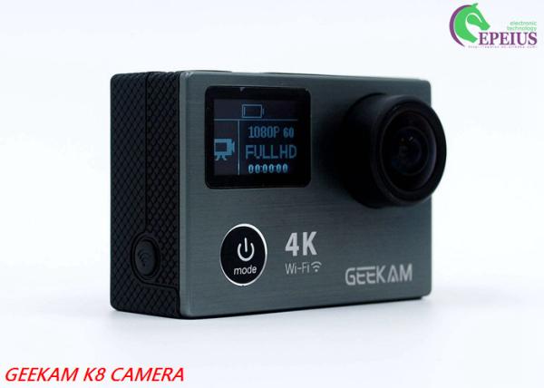 Underwater 30M HDMI 4k Sports Action Camera K8 Wifi 1080P 120fps With Dual Display