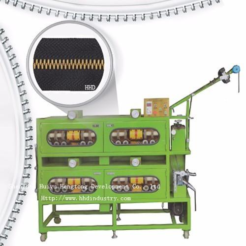 High Speed Metal Zipper Miorr Polishing Machine 24 Cloth Wheels