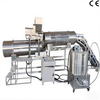 Fully Automatic High Precision Seasoning Machine Double Drum Flavoring Machine For Nuts Snacks Meat