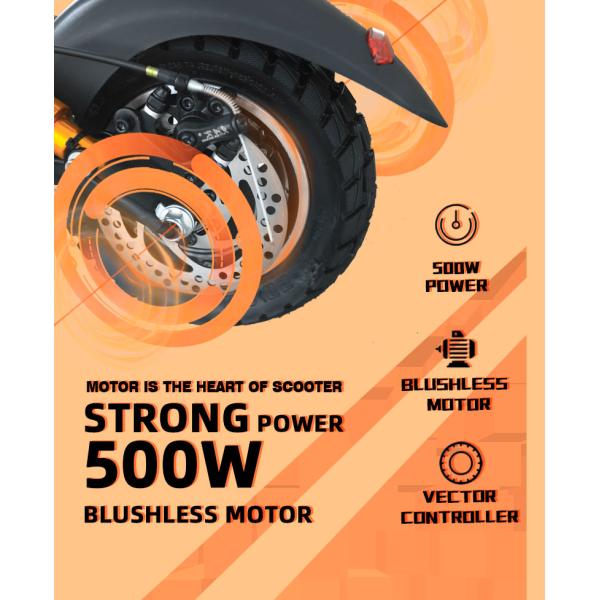 350W Rear Disc Break 8.5Inch Tire Foldable Dual Driving Folding Electric Bike Scooter